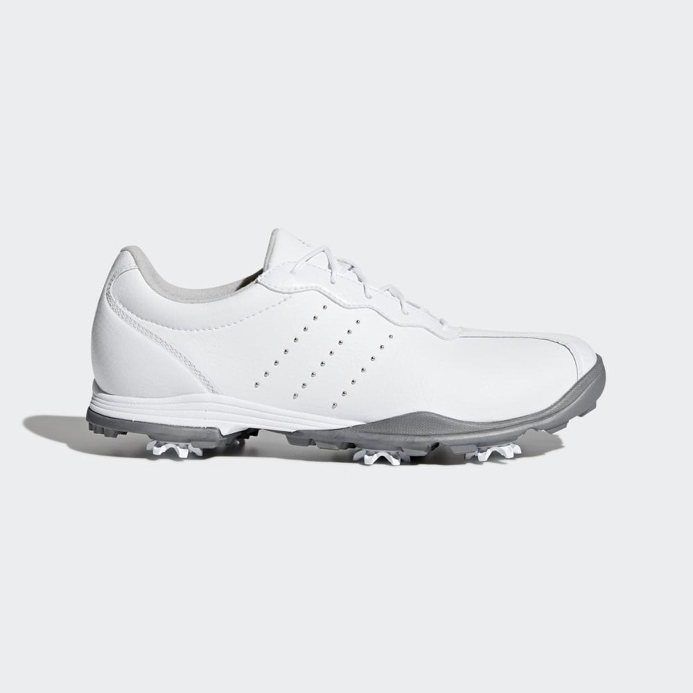 Pantofi Golf Adidas Adipure DC Dama Romania - Albi/Argintii Metal F33616
